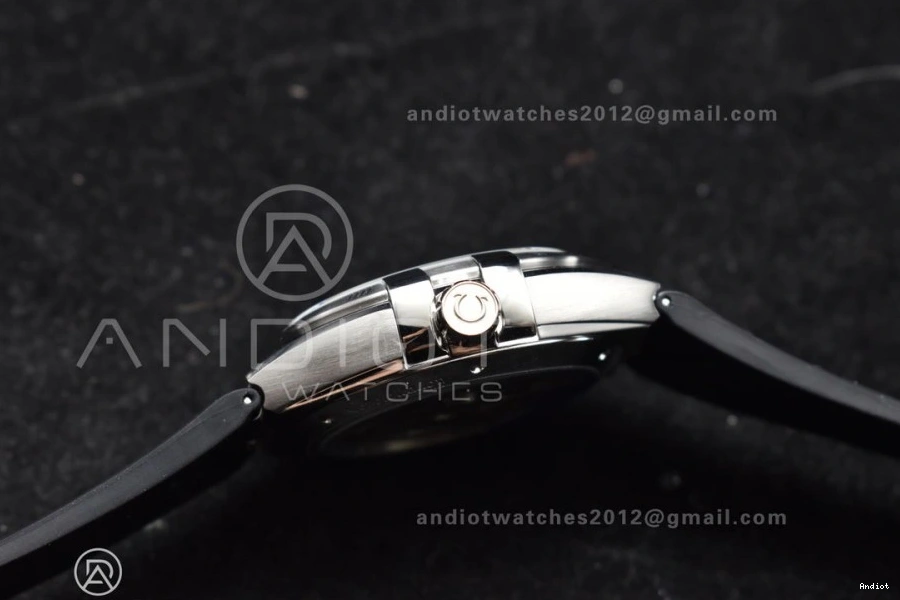 Gummy Constellation Strap Clone A8900 Black VSF Super on Gray Best Dial SS 1:1 Edition 1217